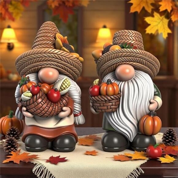 Fall Decorations | Fall Gnomes Decorations for Home | Thanksgiving Decor - Picture 7 of 7